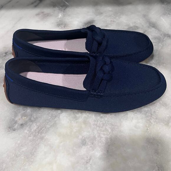 Rothy’s The Driver Navy Knit Loafer Driving Shoe Men’s 10 / W11.5 Gum Sole main image 4
